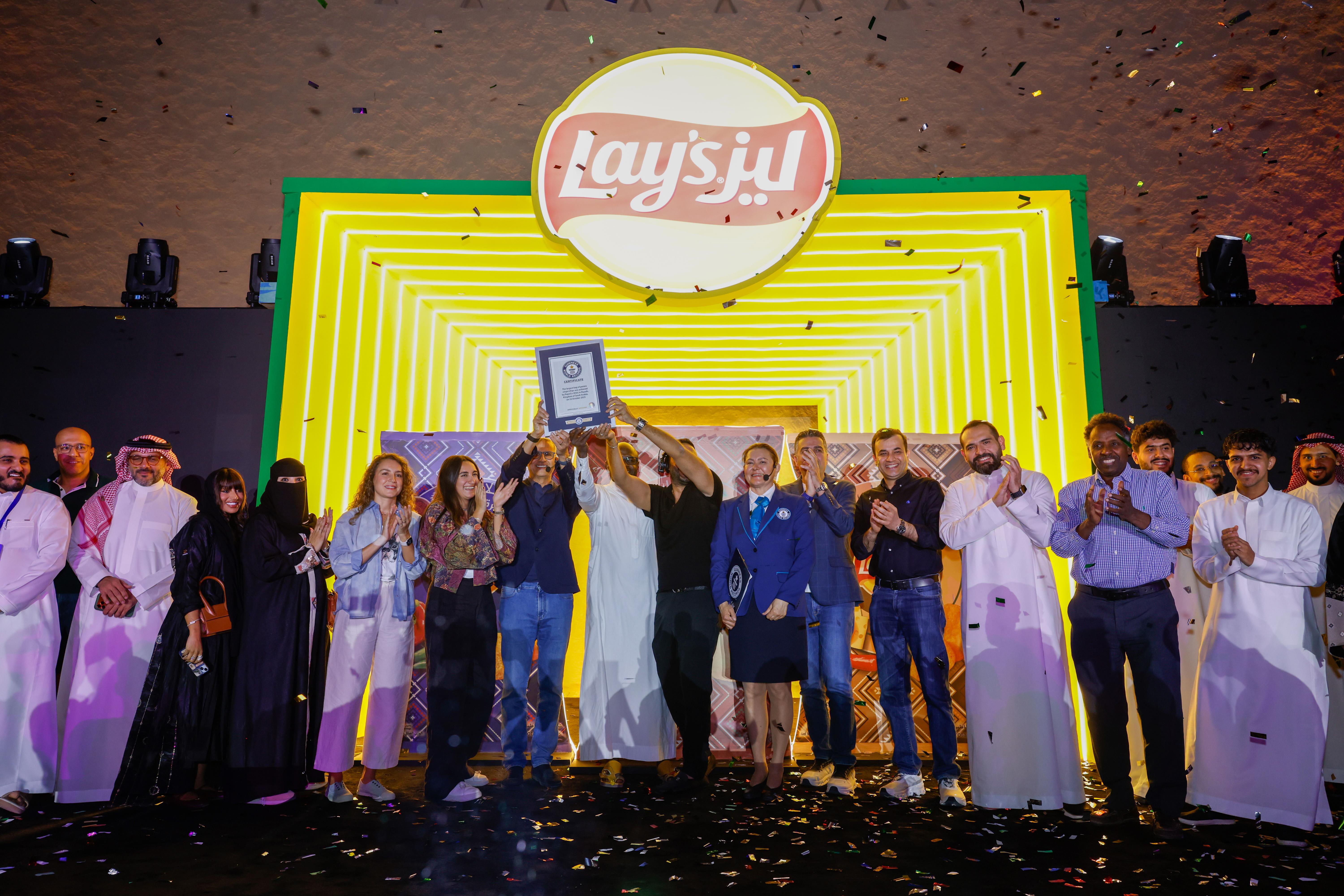 Lay’s Sets a Guinness World Records™ Title in Diriyah, Celebrating Saudi Heritage